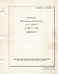 T-28B, T-28C Trojan 1959 Handbook Maintenance Inst's Flight Manual Cd. Fixed Price $39.95.