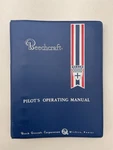 Vintage Original Beechcraft Sierra B24R Pilot Operating Handbook Manual 1973. Fixed Price $20.00.