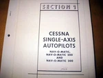 Cessna Navomatic 200 And 300 Autopilots Service Manual. Fixed Price $140.28.