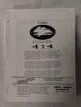 Cessna Model 414 Service Manual 1970-1975 Copy. Fixed Price $51.75.