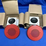 Lot Of New Red Ceiling Cooper Wheelock CH90-R Chime 24VDC Free Shipping. Fixed Price $49.99.
