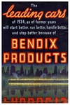 Bendix Products 1934 Poster 24X36 Hi-res Print 200 Gsm Paper. Fixed Price $49.95.