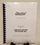 Hickok Tube Tester 6000A Manual. Fixed Price $15.00.