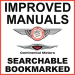 Continental Engines C-75 C-85 C-90 0-200 Parts Overhaul User Service -8- Manuals. Fixed Price $23.95.