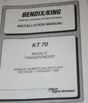 Bendix King KT70 Mode Transponder Installation Manual KT-70 Xpdr. Fixed Price $150.00.