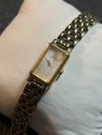 Vintage Seiko Women Rectangle Watch 2E20-6859 Gold Tone For Parts Repair. Fixed Price $17.99.