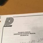 Dukane DK100 & DK120 Beacon Technical Manual. Fixed Price $55.83.