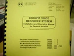 B & Instruments Cockpit Voice Recorder 89093 Series Install Manual. Fixed Price $106.17.