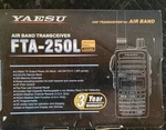 Open Box Yaesu FTA-250L Air Band Transceiver Tested Fully Functional Used Once. Fixed Price $190.00.