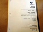 Collins 860F-1 Radio Altimeter Parts Manual. Fixed Price $192.91.