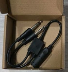 New Helicopter U174 To Dual Plug General Aviation Ga Headset Adapter Bose A20 X. Fixed Price $49.95.