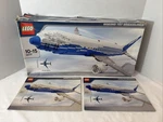 Lego Sculptures Set #10177 Boeing 787 Dreamliner Instructions & Damaged Box Only. Fixed Price $75.00.