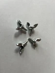 Lot, Approximately 3900, 8-32 Thumb Wing / Screw Zinc Coating.. Fixed Price $300.00.