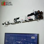 Vertical Horizontal Wall Mount Display For Lego Nasa Apollo Saturn 92176. Fixed Price $39.99.
