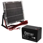 Mighty Max 12V 15AH F2 Sla Replaces PS-12100 12CE12 LC-RA1212P + Solar Panel. Fixed Price $59.99.