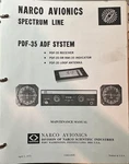 Narco Avionics PDF-35 Adf System Spectrum Line Maintenance Manual 13403-0600(G1). Fixed Price $20.00.