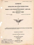 1941 Aaf Bell P-39D Airacobra Fighter Pilots Flight Manual Aircraft Handbook-cd. Fixed Price $24.99.
