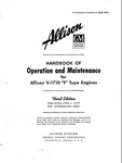 136 Page 1943 Gm Allison V-1710 -f Engine Operation Maintenance Manual Cd. Fixed Price $18.99.