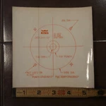 King KI-207, KI-226 & KNI-585 Panel Hole Cut-out Template 057-2105-07. Fixed Price $31.58.