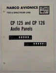 Narco Tso'd Spectrum Line Cp 125 & 126 Audio Panels Installation Manual-copy. Fixed Price $13.80.