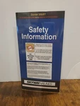 Dornier 328JET Safety Information Card Laminated Skyway Airlines Aviation Nos. Fixed Price $14.99.