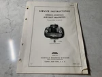 Bendix-scintilla Aircraft Magnetos Types Dfn And DRN-8 Service Instructions. Fixed Price $98.52.