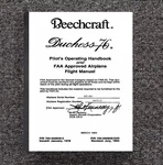 Operating Handbook Airplane Flight Manual Fits 1994 Beechcraft Duchess 76 Pilots. Fixed Price $37.00.