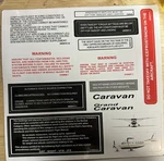 Cessna Grand/ Caravan C208B Complete Panel Placard Decal Stickers Simulator Etc. Fixed Price $32.00.