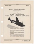 APRIL-1945 Aaf P-38 H, J, Lightning Fighter Pilots Flight Manual Handbook-cd. Fixed Price $29.99.