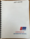 Piper Cherokee Six 260 Information Manual 761-558 1973. Fixed Price $16.00.