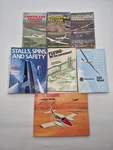Lot Of 7 Vintage Aircraft Training Books, Hand Flight Safety Manuals. Fixed Price $49.99.