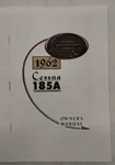 Cessna 1962 Model 185A Skywagon Owner's Manual-reproduction.. Fixed Price $11.50.