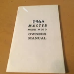 1965 Mooney Master M20D Owner's Manual. Fixed Price $87.29.