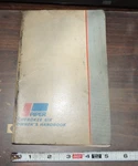 Vtg Piper Cherokee Six Owners Handbook Manual, PA-32-260, Revised 1973, Pages. Fixed Price $15.00.
