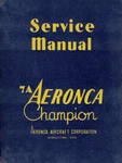 50 Page 1946 Aeronca Champion L-16A L-16B Flight Service Manual Data Cd. Fixed Price $14.99.