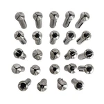 24 Pcs R8 Collet Set 1/8" To 7/8" Fractional High Precision For Bridgeport. Fixed Price $60.68.