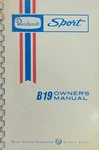 Vintage Original Beechcraft Sport B19 Owner's Manual. Fixed Price $45.00.