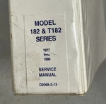 1977 Thru 1986 Cessna & T182 Series Service Manual D2068-13. Fixed Price $74.36.