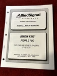 Bendix/king Rdr 2100 Color Radar Weather Installation Manual P/n 006-00648-0000. Fixed Price $67.99.