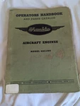 Wwii Franklin Aircraft Engines Operators Handbook & Parts Catalog Model 4AC-199. Fixed Price $29.99.