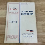 1974 Cessna Model T210L Turbo Centurion Owners Manual Original D1029-13-RAND-500. Fixed Price $14.95.
