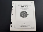 Bendix Scintilla Magnetos Type DF18LN-1 Service Instructions. Fixed Price $93.12.