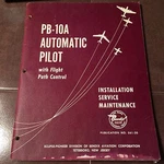 Eclipse-pioneer PB-10A Automatic Pilot Install, Service & Maintenance Manual. Fixed Price $113.11.