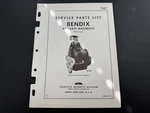 Bendix Scintilla Magnetos VAG9 Series Parts List. Fixed Price $94.12.