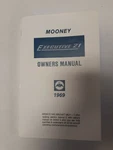 Mooney M20F 1969 Executive 21 Owners Manual No. 69-20F-OM-5 Serial 690001 &. Fixed Price $8.00.