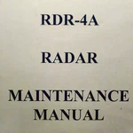 Bendix RDR-4A Radar Maintenance Manual. Fixed Price $192.11.