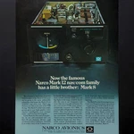 Narco Mark 8 Nav Aviation Radio System 1969 Vtg Print. Fixed Price $11.99.