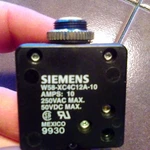 Siemens Potter Brumfield Amp Circuit Breaker W58-XC4C12A-10. Fixed Price $21.49.