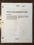 Embraer EMB-120 Brasilia Cockpit Voice Recorder System Training Manual. Fixed Price $86.05.