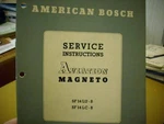 American Bosch Magneto SF14LU-8 & SF14LC-8 Service Manual. Fixed Price $105.27.